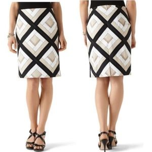 WHBM diamond pencil skirt